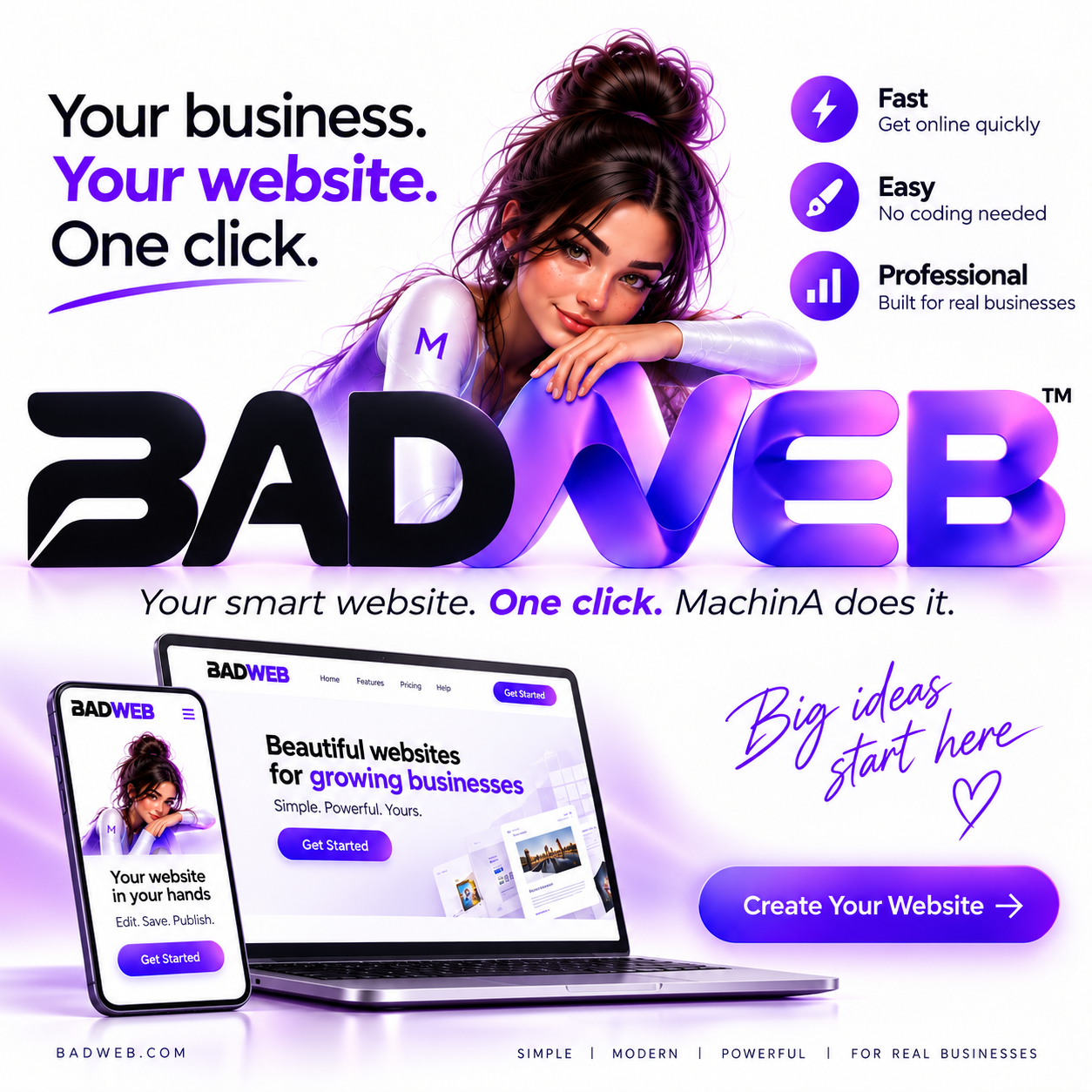 BADWEB brand presentation